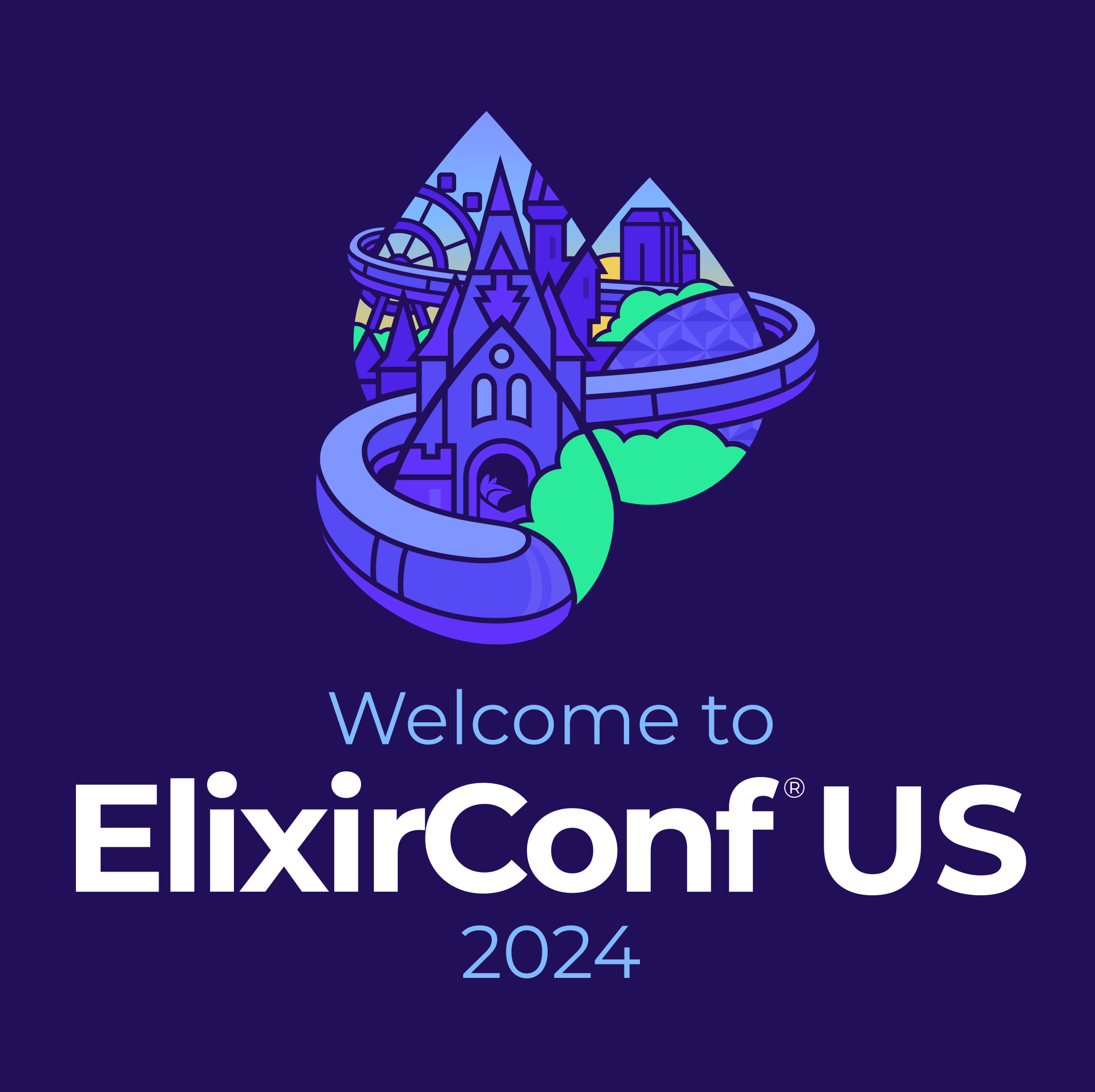 Elixir Conf US 2024 Logo