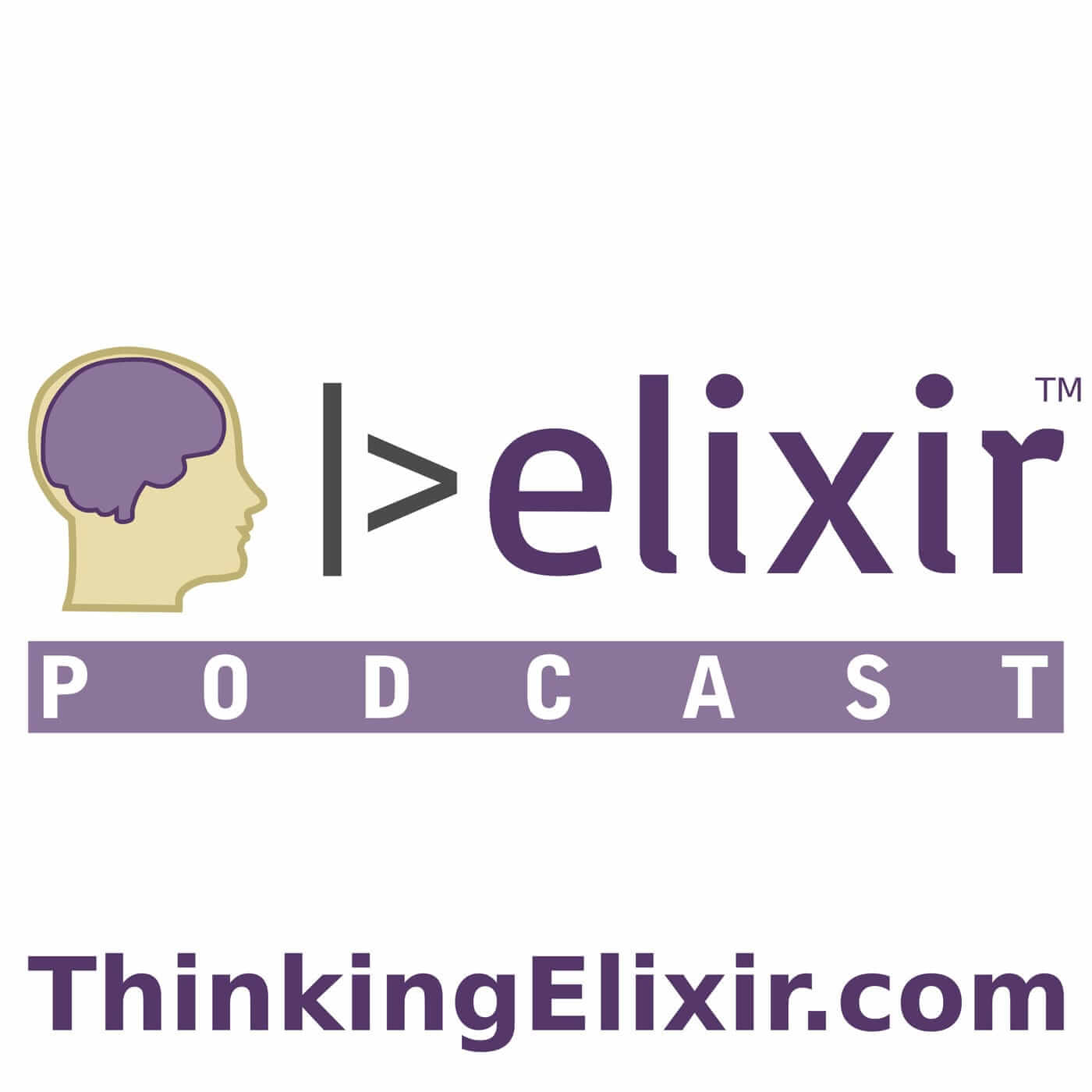 Thinking Elixir Podcast Logo - Episode 206